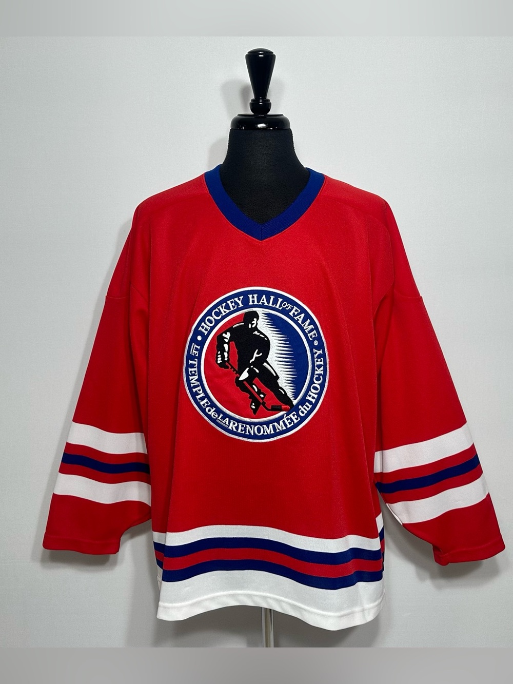 VTG 80's 90's STARTER Hockey Hall Of Fame Jersey Men's XL Sewn Patch Canada Made